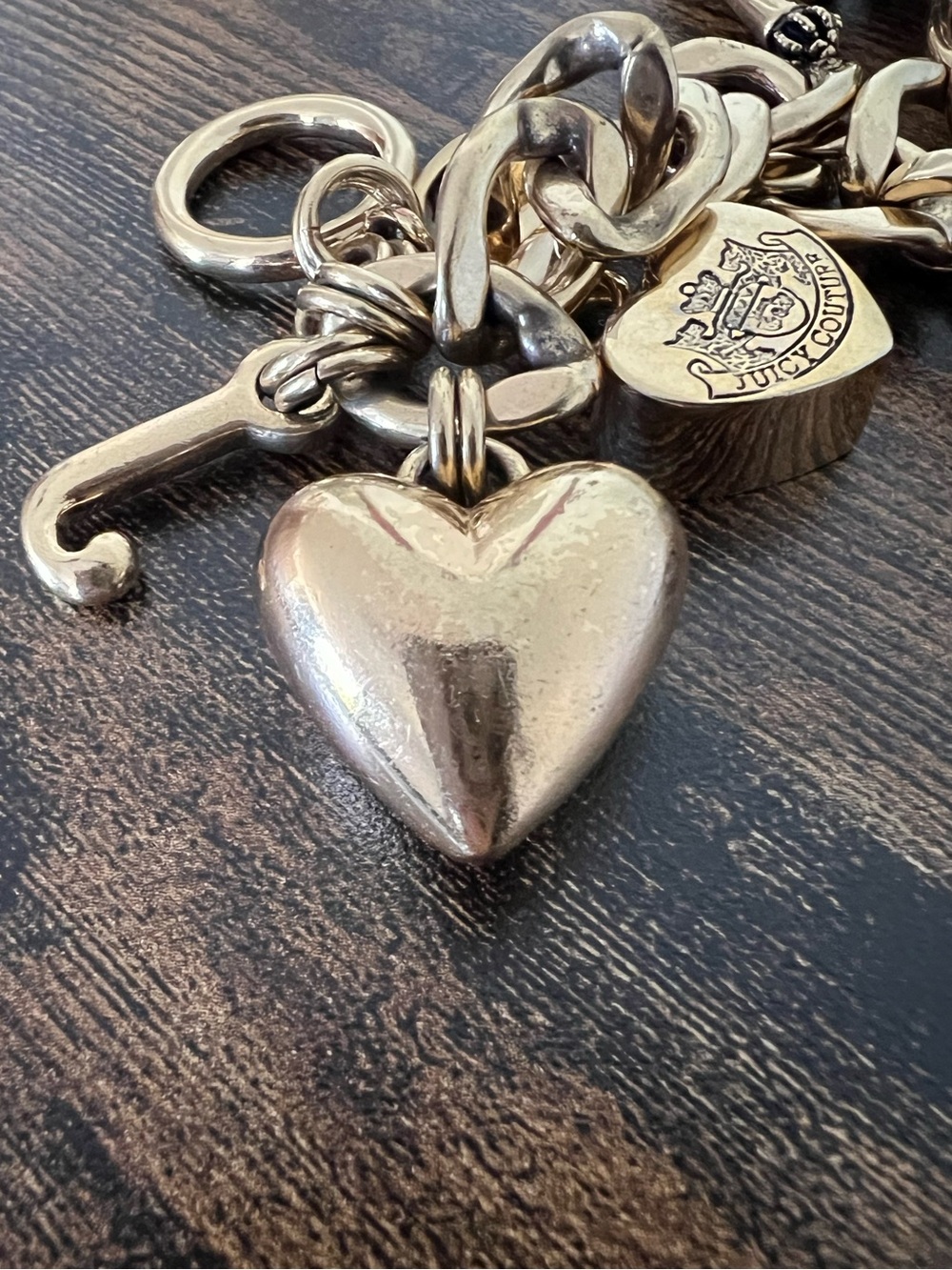 Juicy Couture Heart Charms Bracelet - Picture 7 of 12